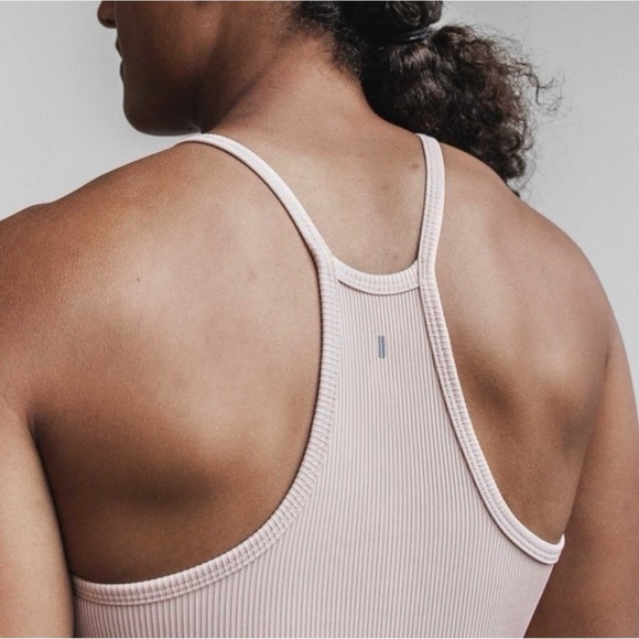 Pink Ribbed Tank Top - Picture 5 of 6